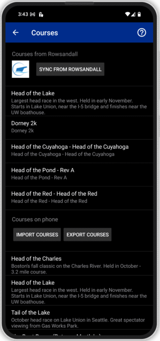 courses